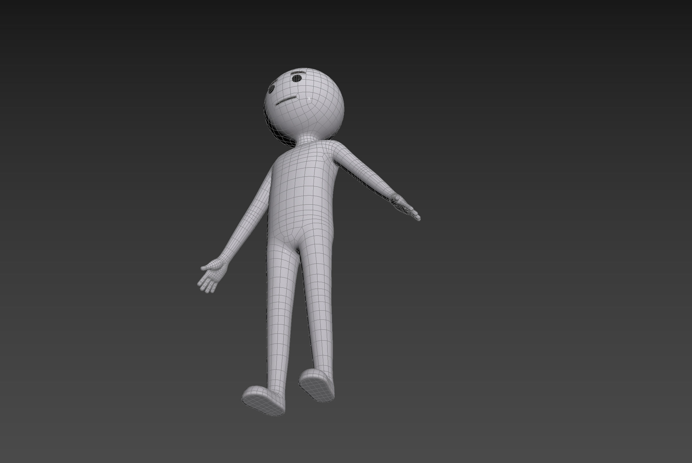 Character158 Stick Man 3D model_25