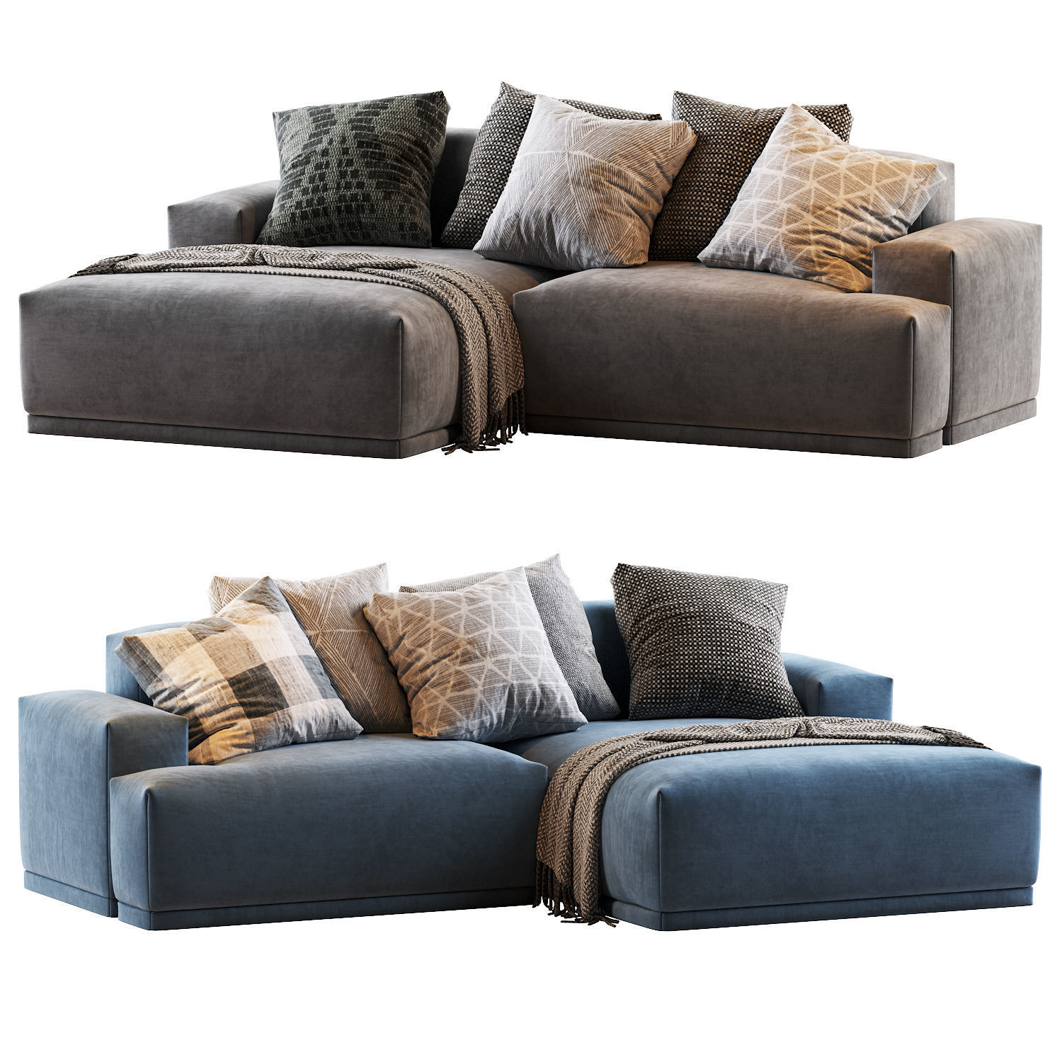 CONNECT MODULAR SOFA 3D model_1