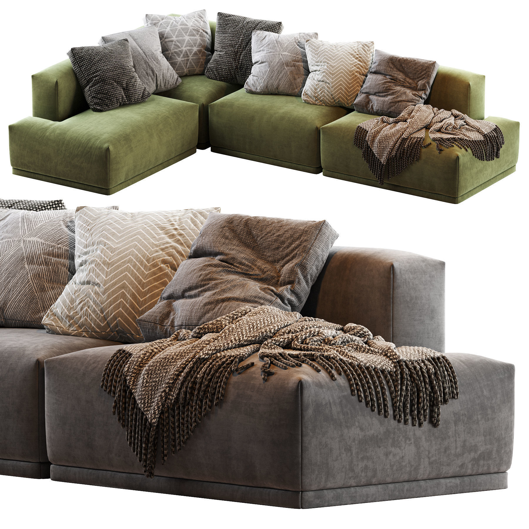 CONNECT MODULAR SOFA 3D model_3