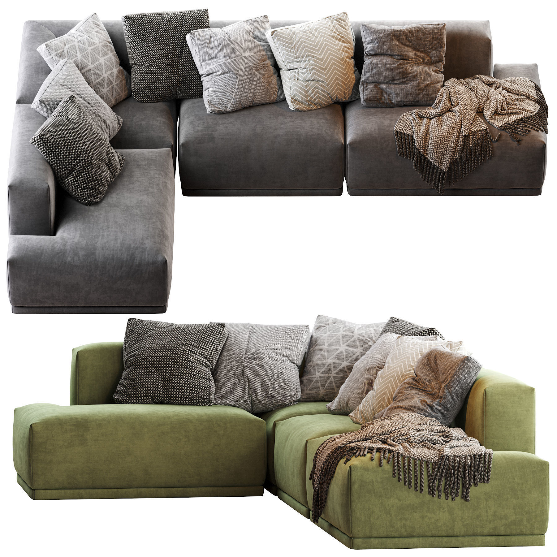 CONNECT MODULAR SOFA 3D model_5
