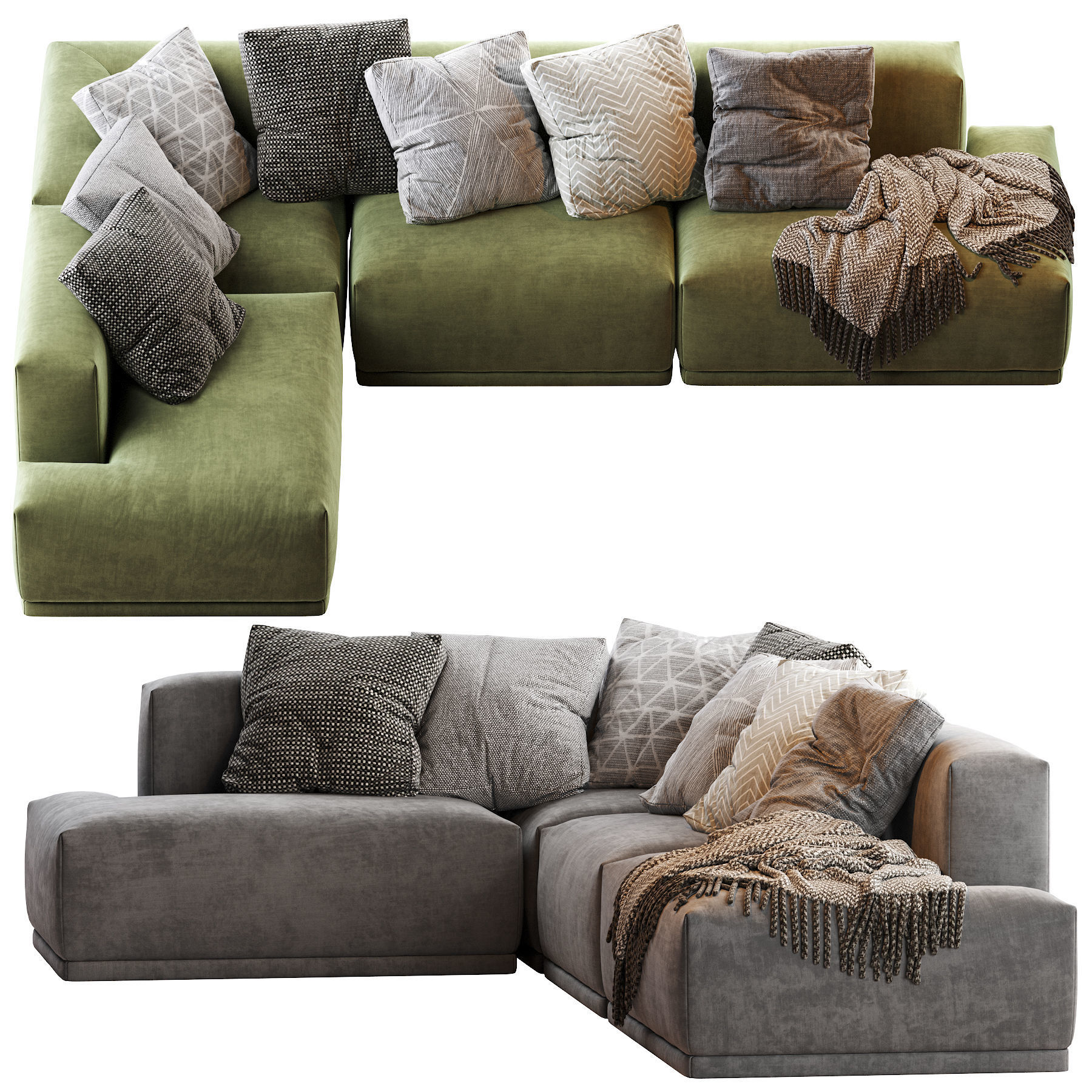 CONNECT MODULAR SOFA 3D model_4