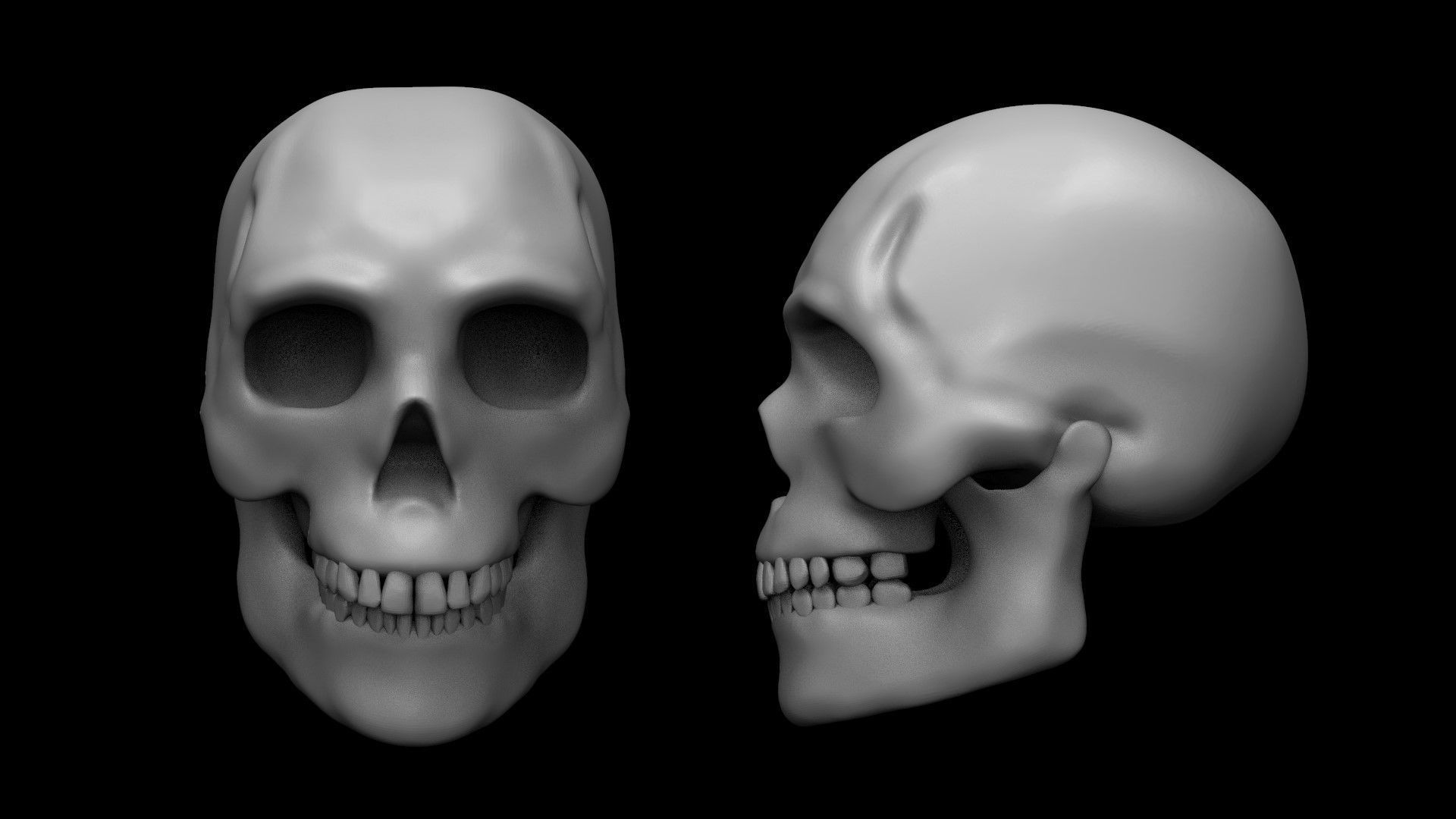 Skull light 3d model - 2021 3D model_3