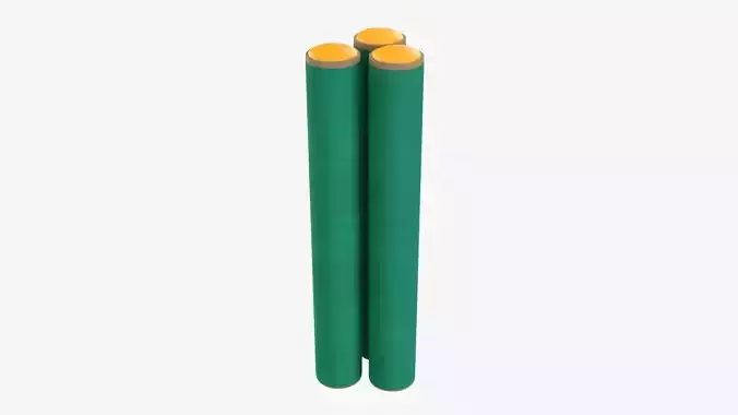 Firecracker fireworks 04 3D model