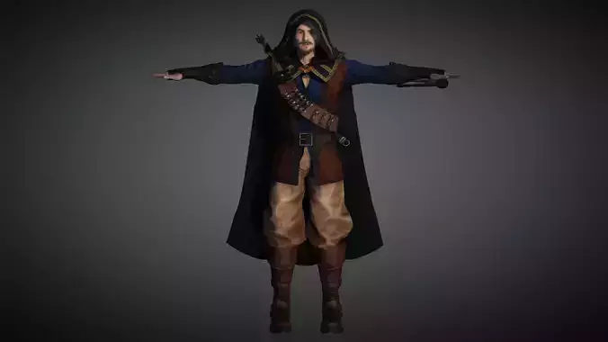 AAA Fantasy Male Character 04