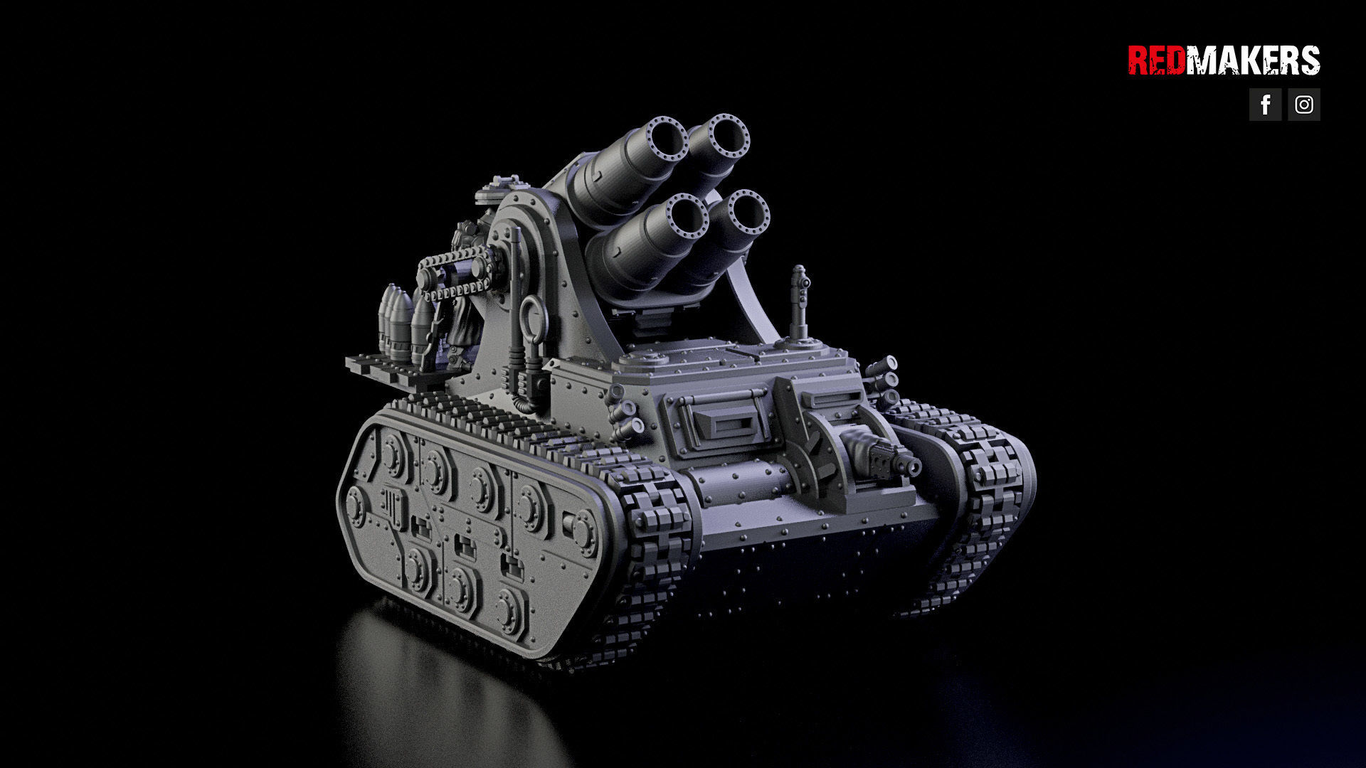 Self-propelled artillery - Imperial Force 3D print model_28