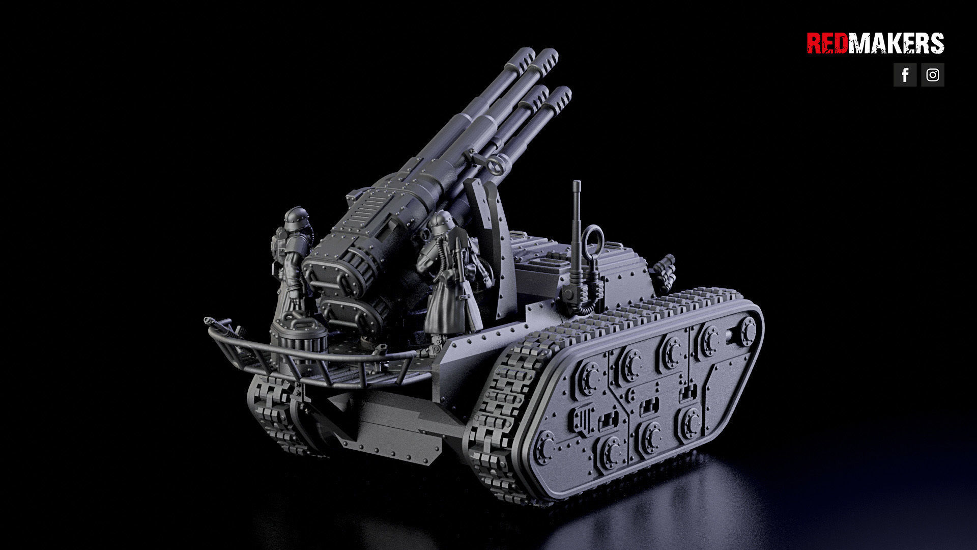 Self-propelled artillery - Imperial Force 3D print model_18