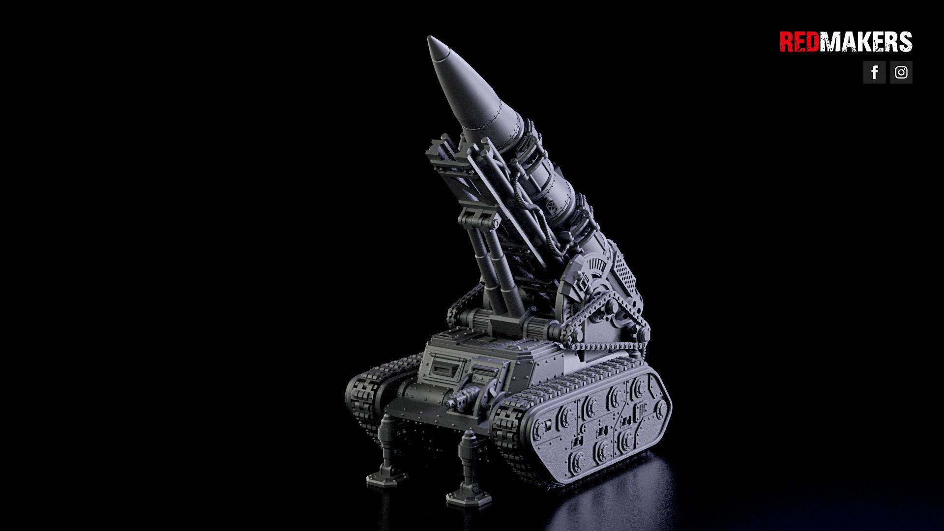 Self-propelled artillery - Imperial Force 3D print model_36