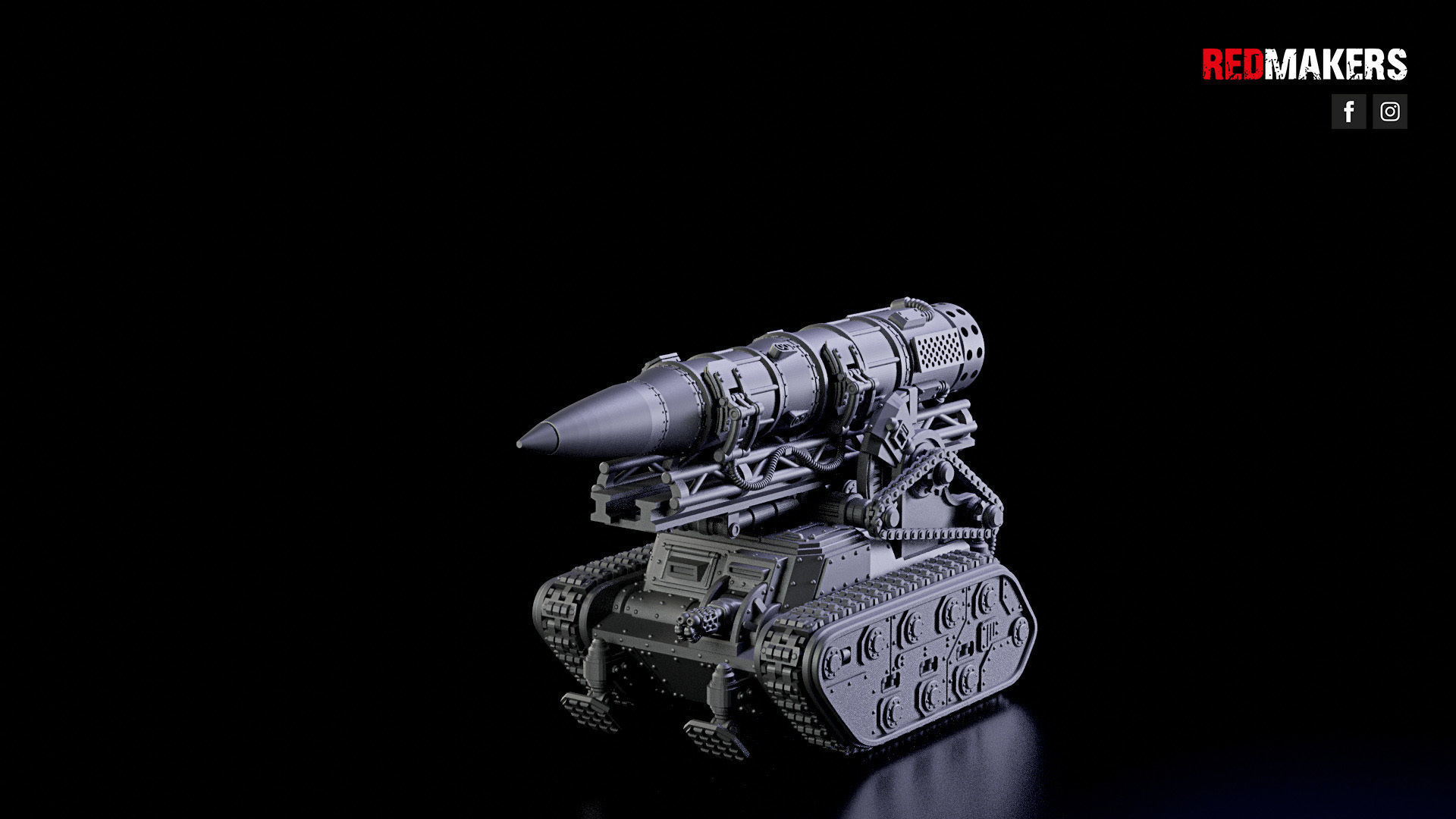 Self-propelled artillery - Imperial Force 3D print model_37
