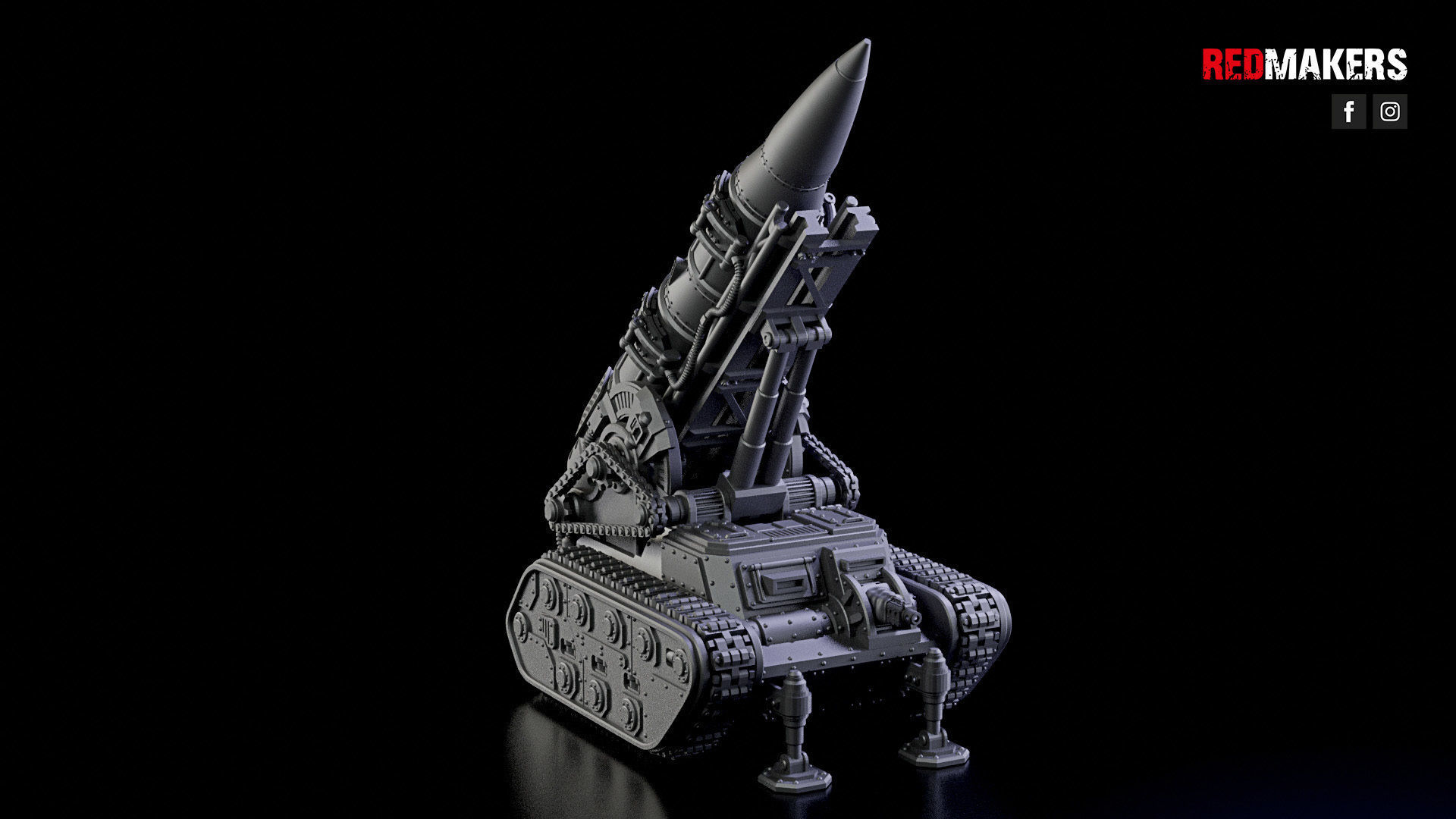 Self-propelled artillery - Imperial Force 3D print model_34