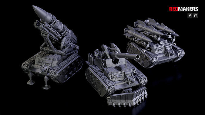 Self-propelled artillery - Imperial Force 3D print model 5
