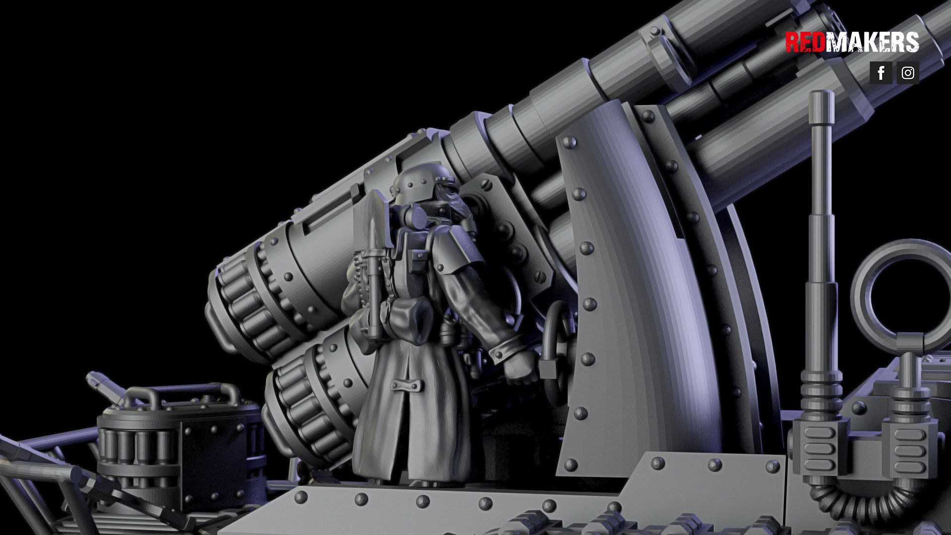 Self-propelled artillery - Imperial Force 3D print model_21