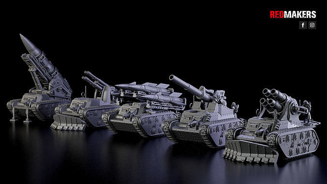 Self-propelled artillery - Imperial Force 3D print model 2