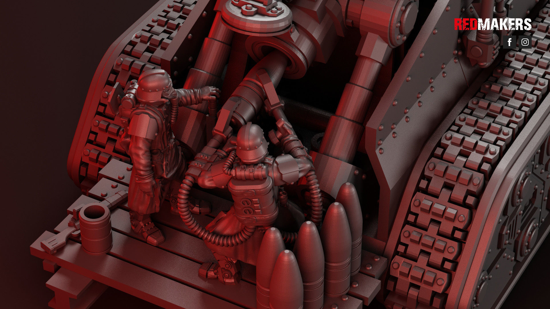 Self-propelled artillery - Imperial Force 3D print model_53