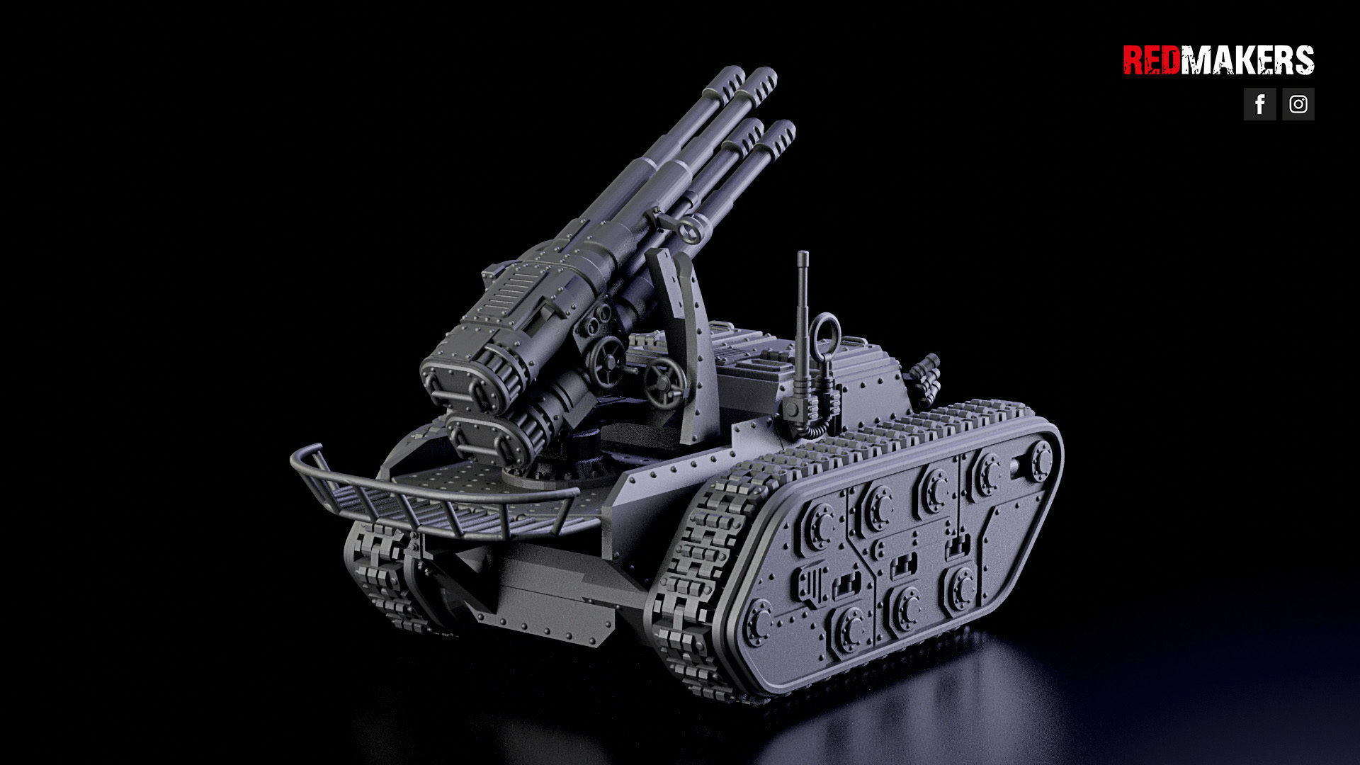 Self-propelled artillery - Imperial Force 3D print model_19