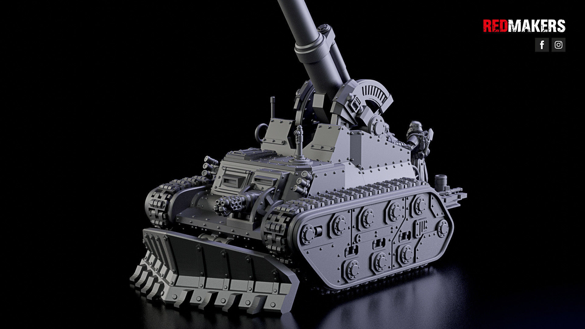 Self-propelled artillery - Imperial Force 3D print model_16