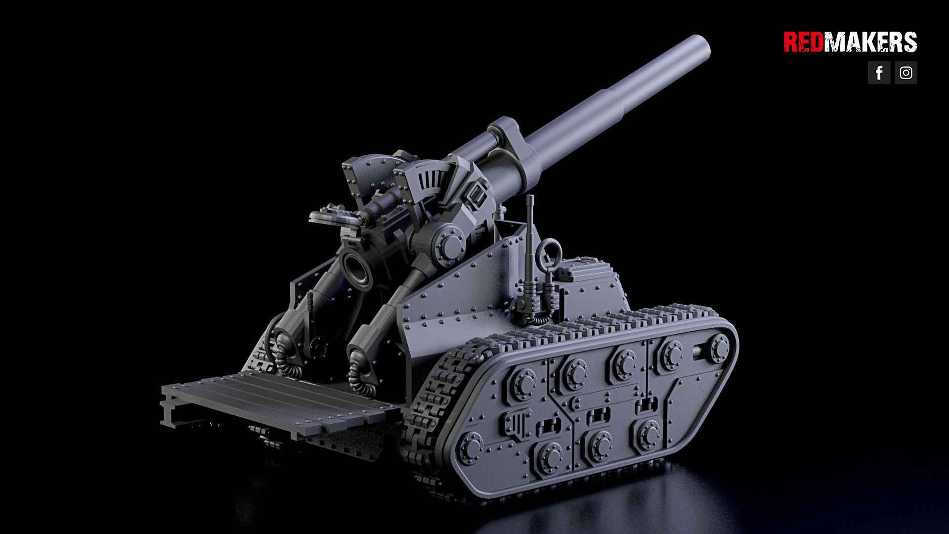 Self-propelled artillery - Imperial Force 3D print model_13