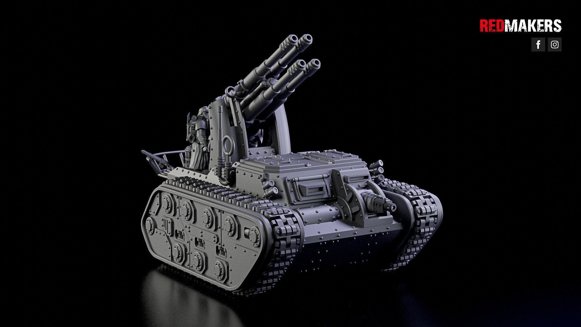 Self-propelled artillery - Imperial Force 3D print model_22