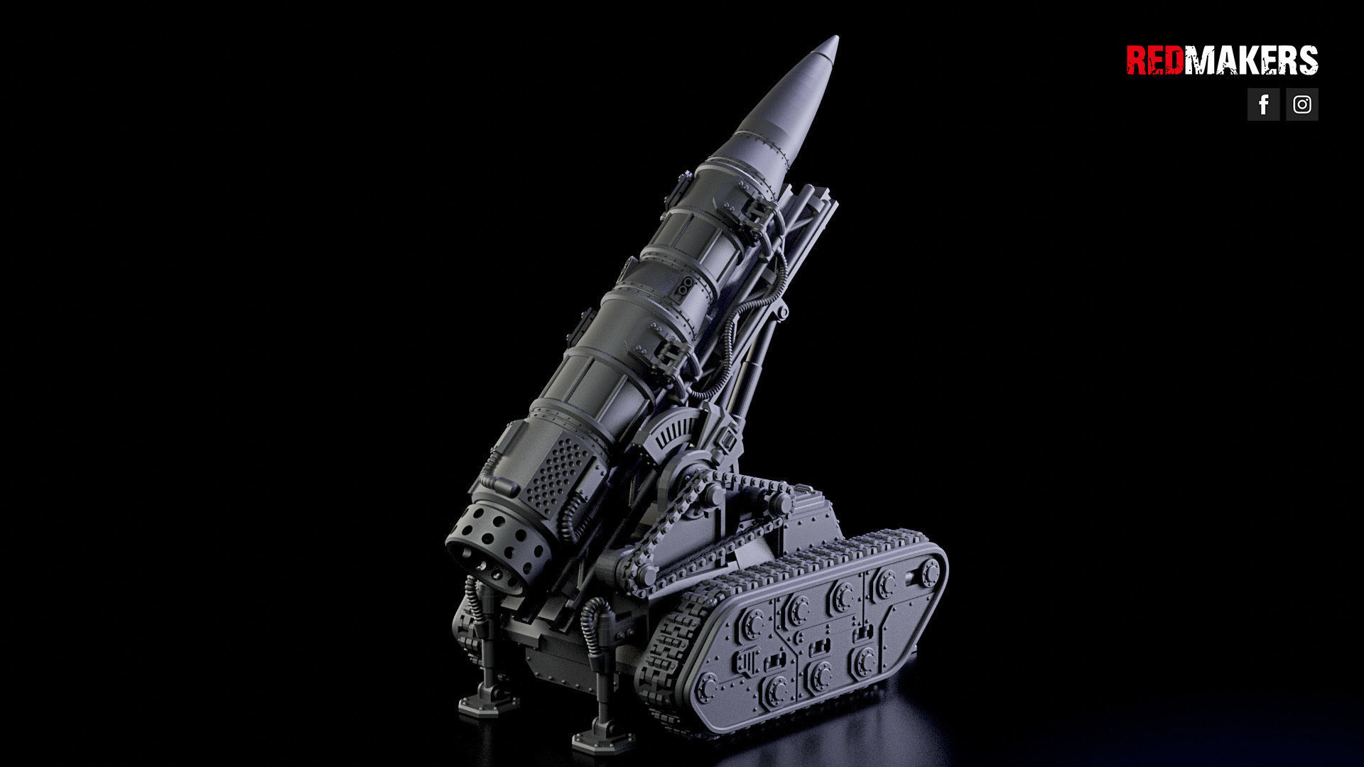 Self-propelled artillery - Imperial Force 3D print model_35