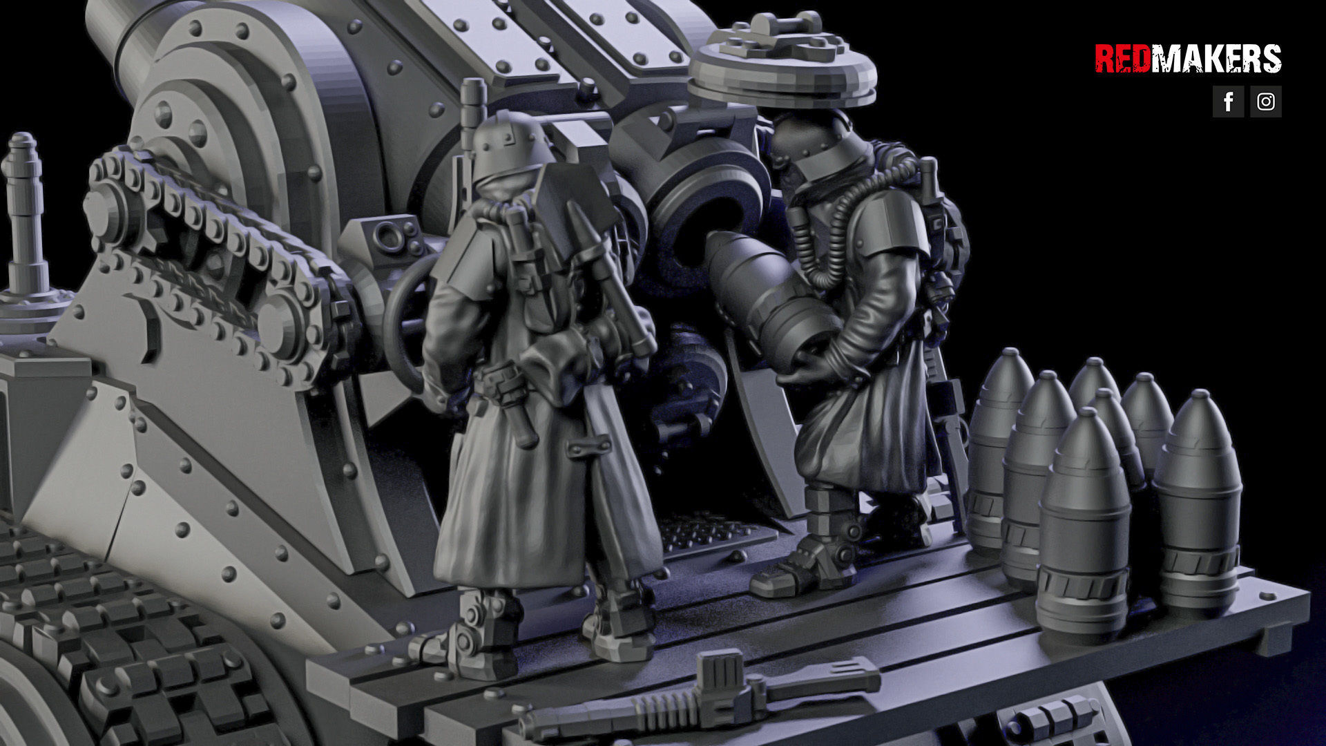 Self-propelled artillery - Imperial Force 3D print model_31