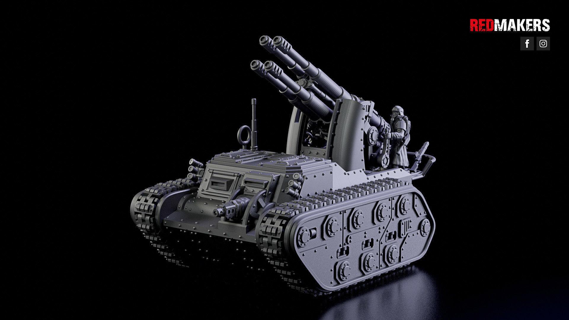 Self-propelled artillery - Imperial Force 3D print model_17