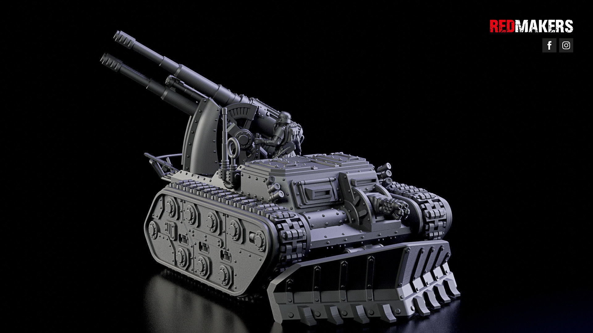 Self-propelled artillery - Imperial Force 3D print model_23