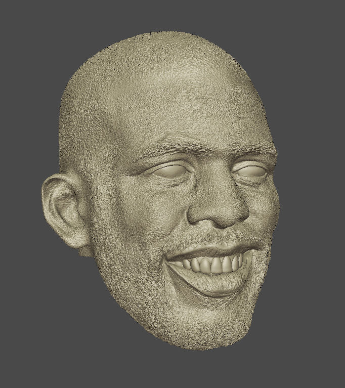 Smiling CP3 Head sculpt NBA Basketball 3D print model_1