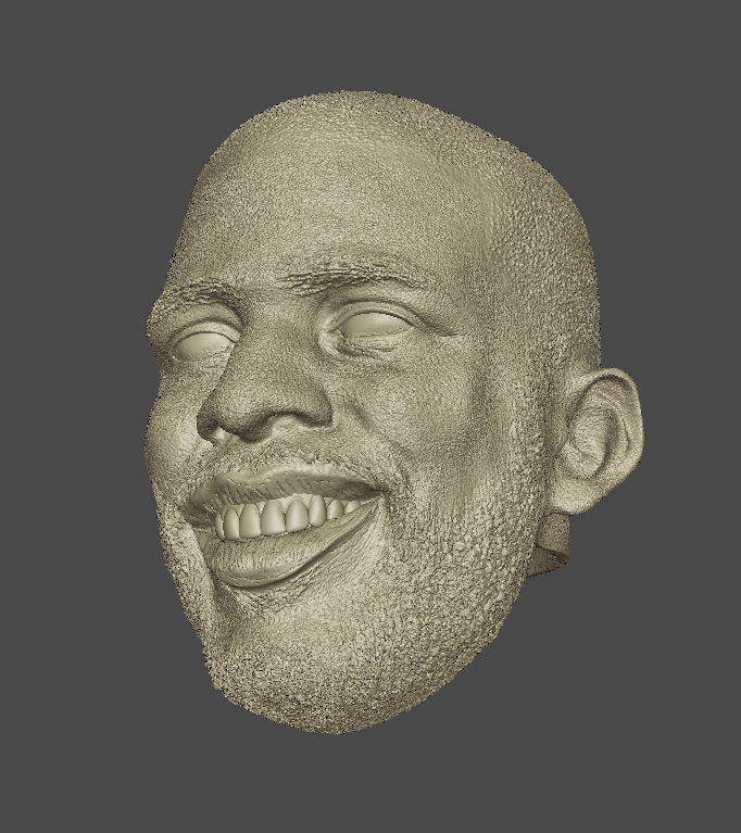 Smiling CP3 Head sculpt NBA Basketball 3D print model_5