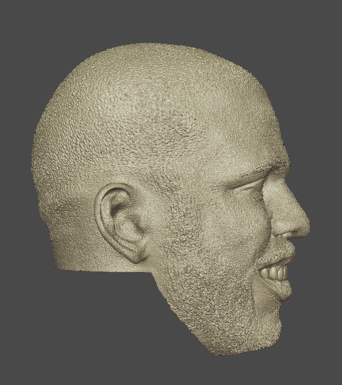 Smiling CP3 Head sculpt NBA Basketball 3D print model_2