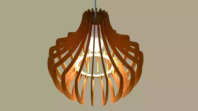 Chandelier lamp 3D model