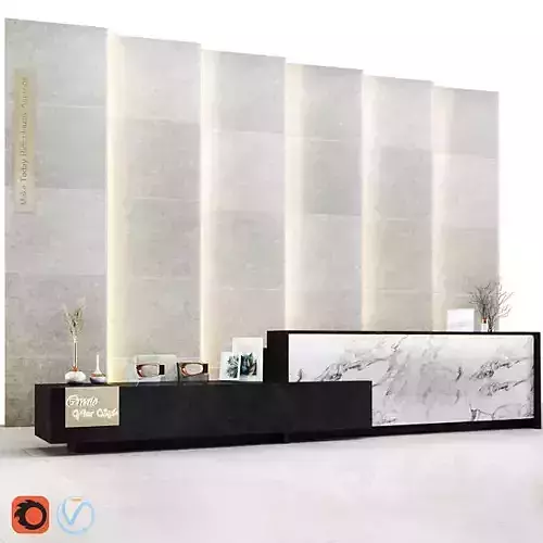 Reception03 reception desk with lights