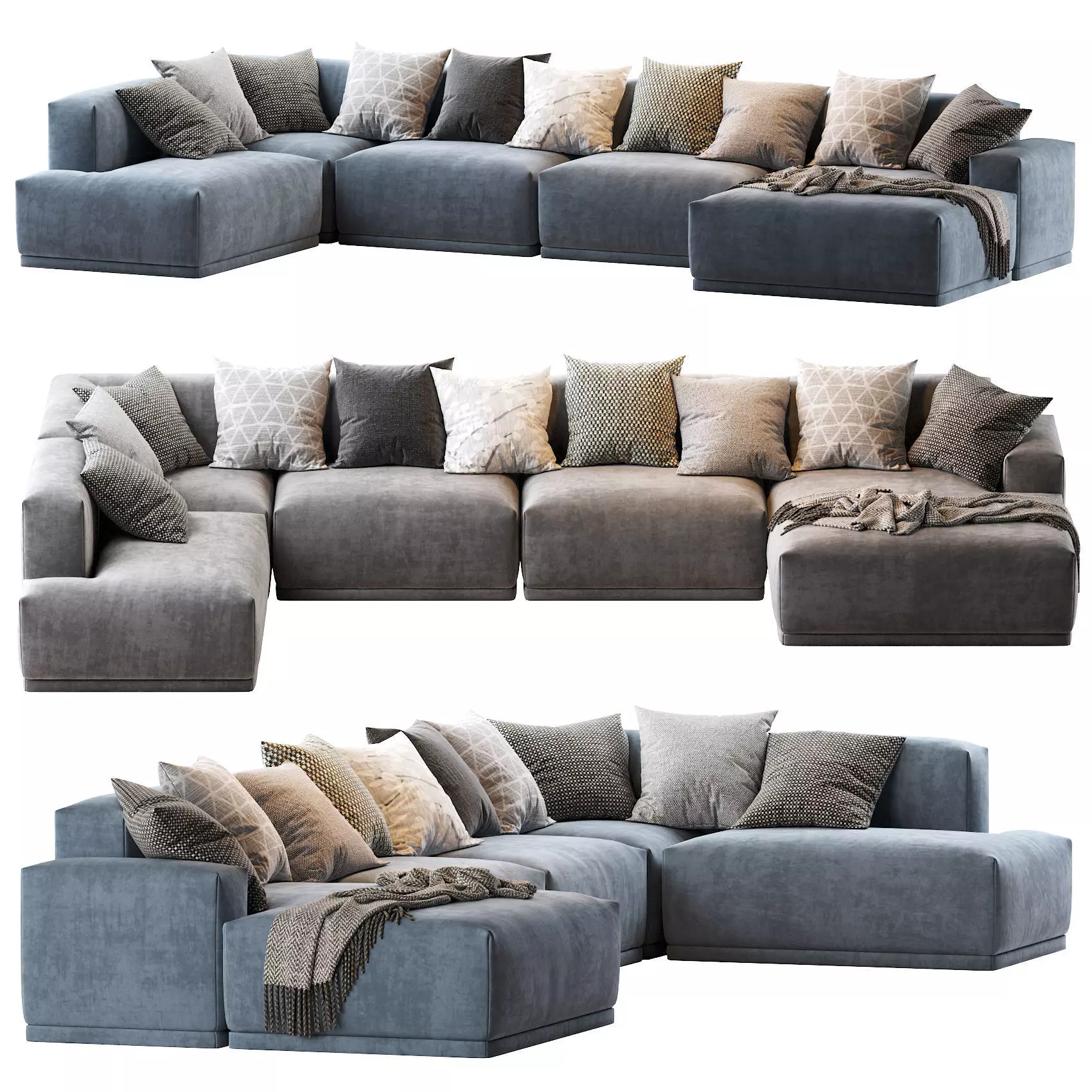 CONNECT MODULAR SOFA 3D model_0