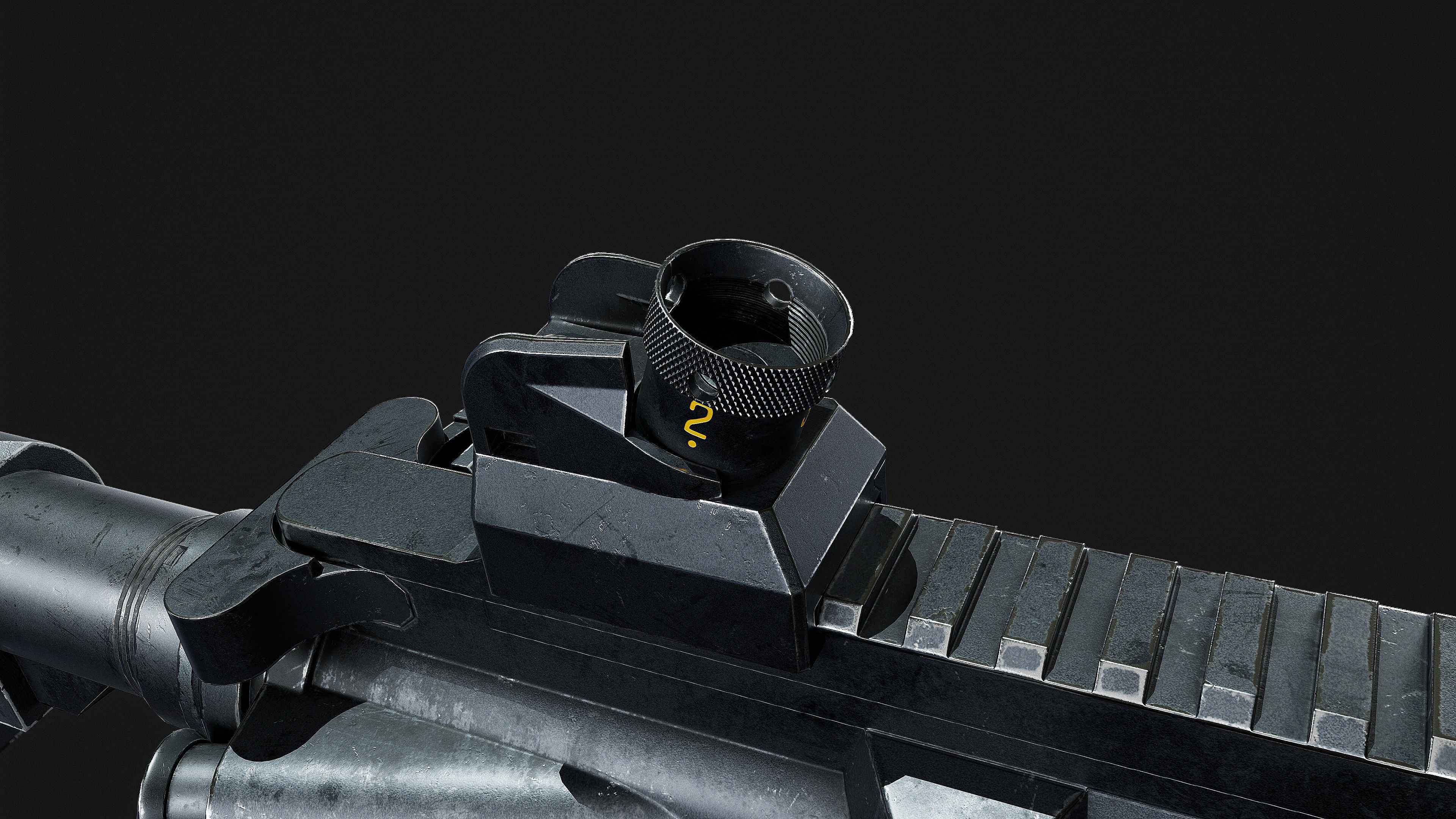 HK 416 RIFLE Low-poly 3D model_24