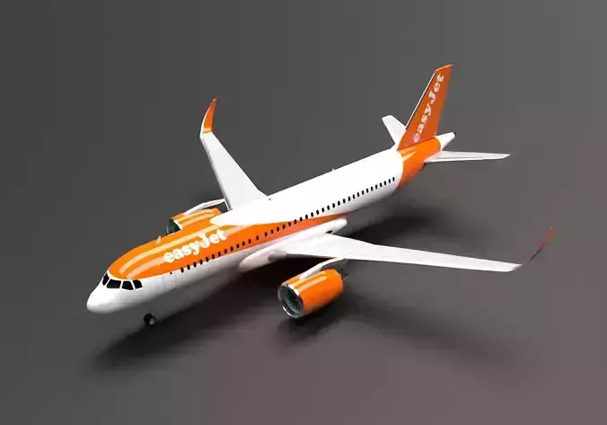 Airbus A320 NEO  EasyJet Livery 3D model