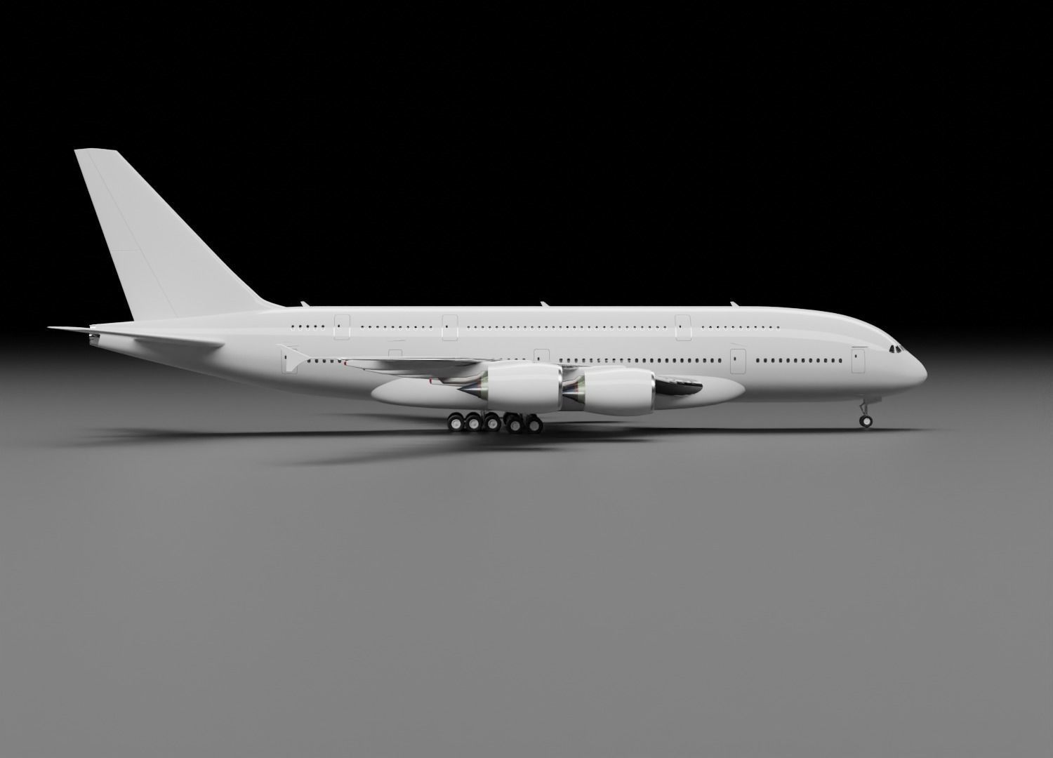 Airbus A380-800 3D model_3