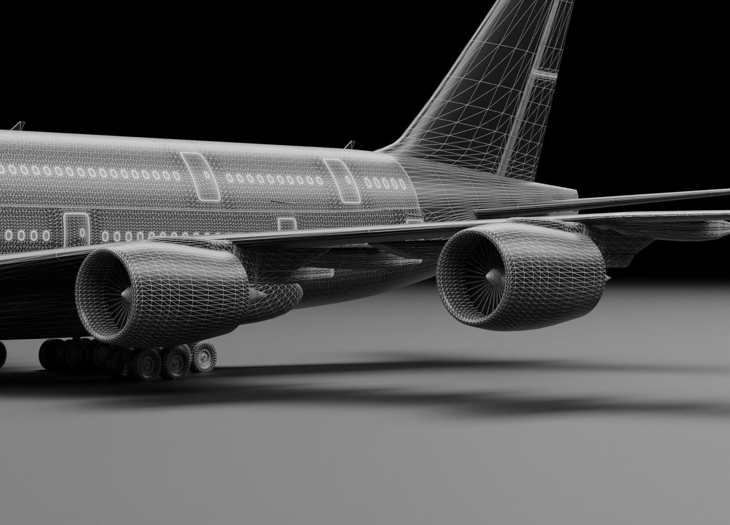 Airbus A380-800 3D model_13