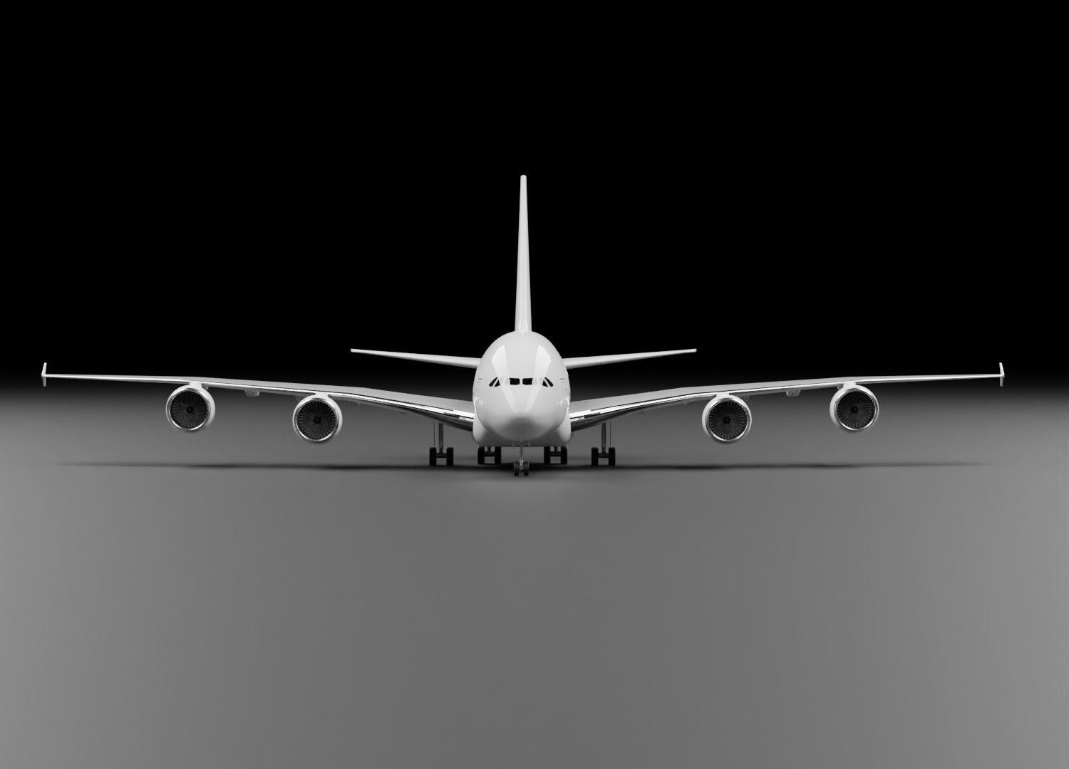 Airbus A380-800 3D model_4