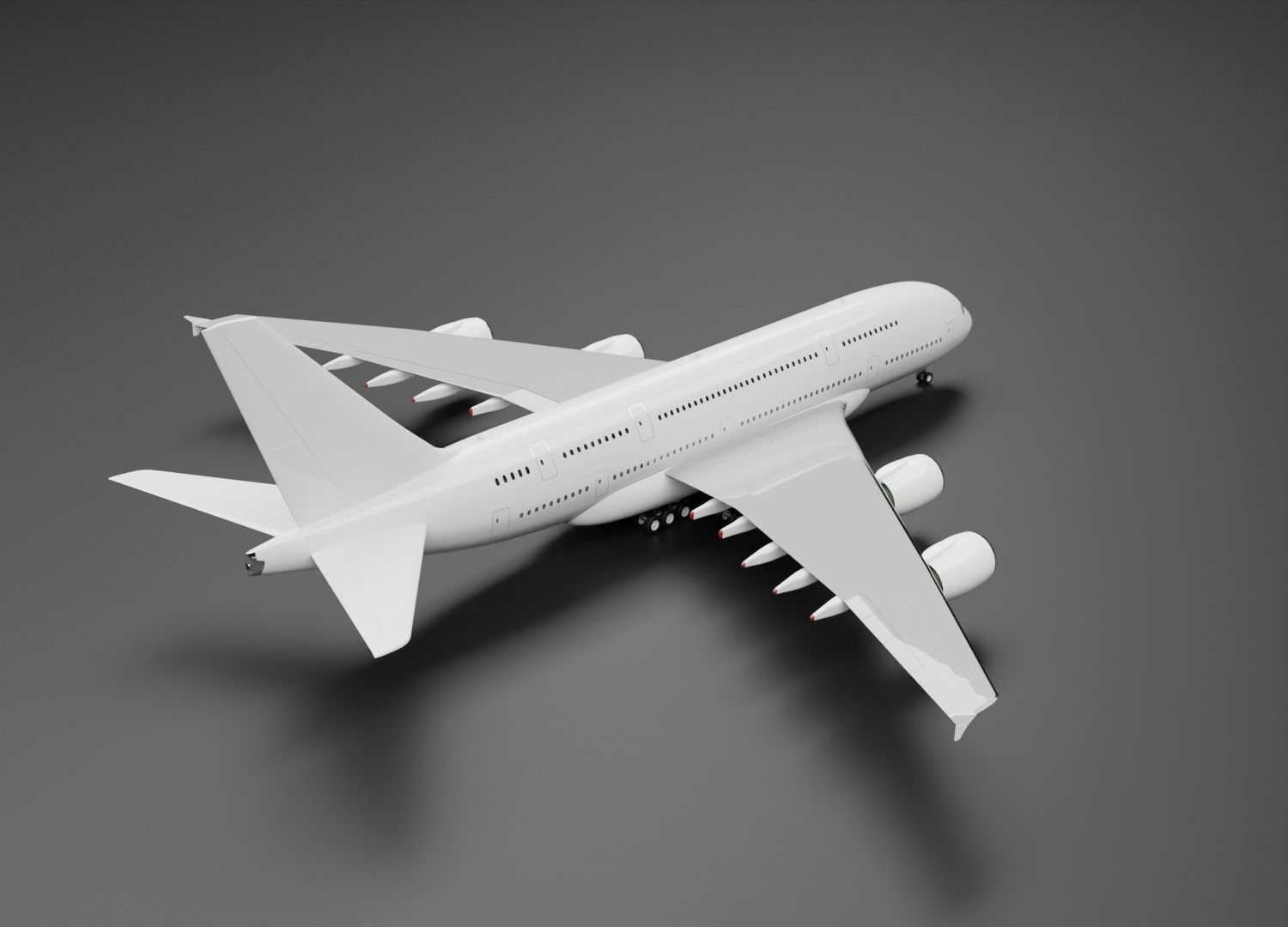 Airbus A380-800 3D model_1