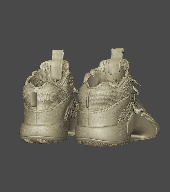 AJ 35 Jordan NBA Basketball Shoe 3D print model_3