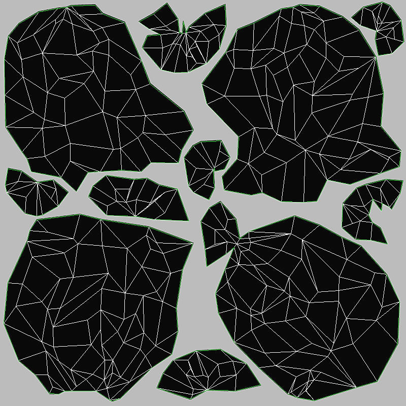 Trash bin and garbage Low-poly 3D model_13