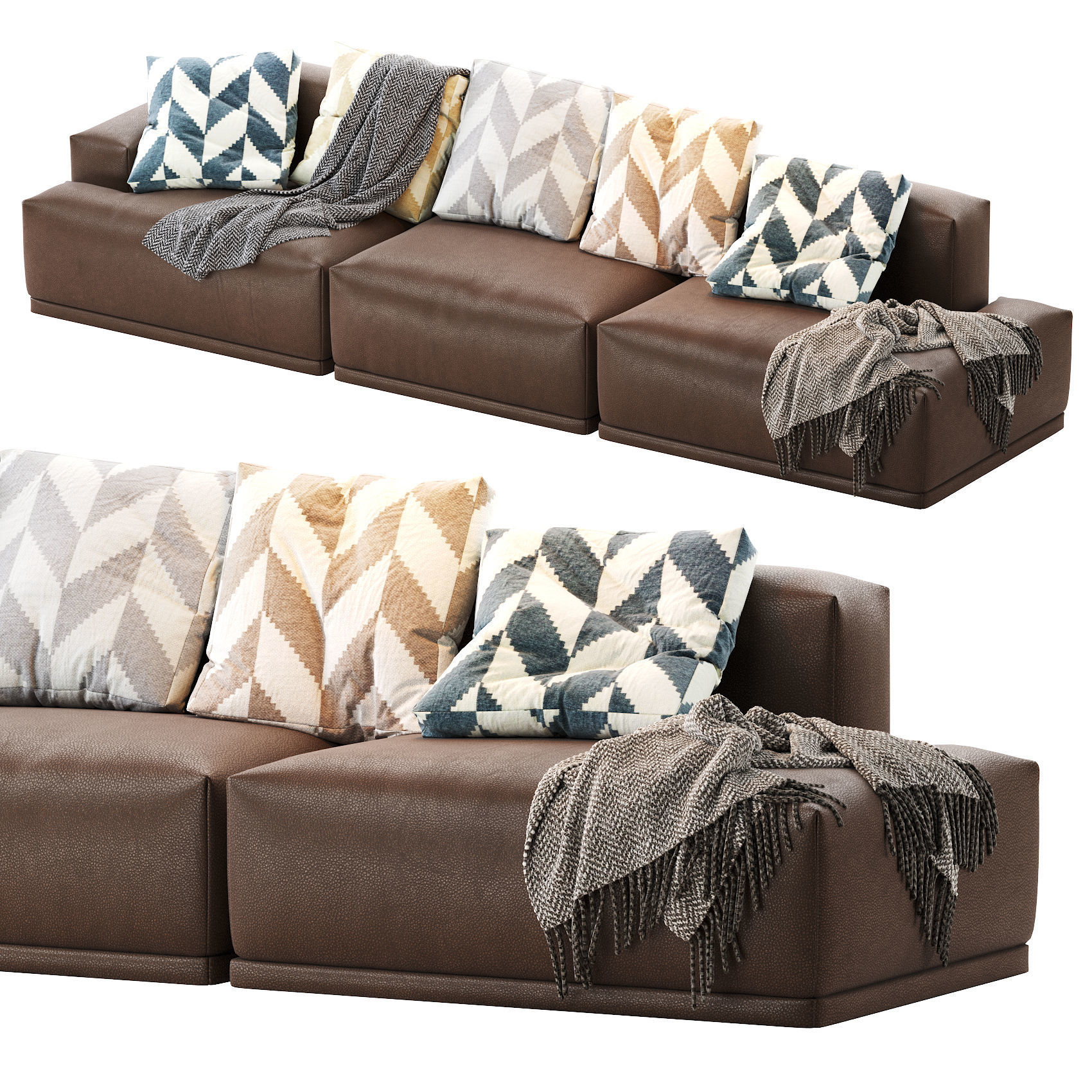 CONNECT MODULAR SOFA 3D model_1