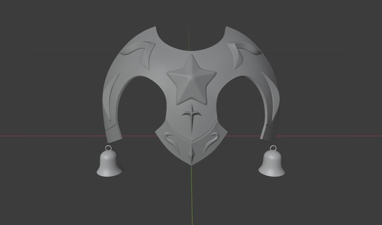 FGO - Jeanne Santa Lily Spear and Crown 3D print model_2