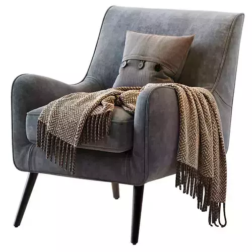 Book Nook Armchair 3D model