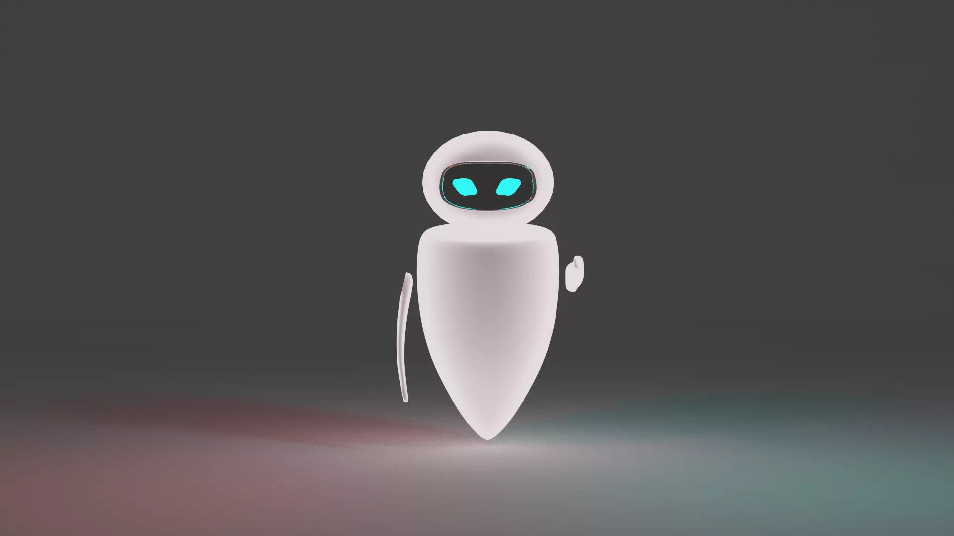 E V E robot 3D model_0