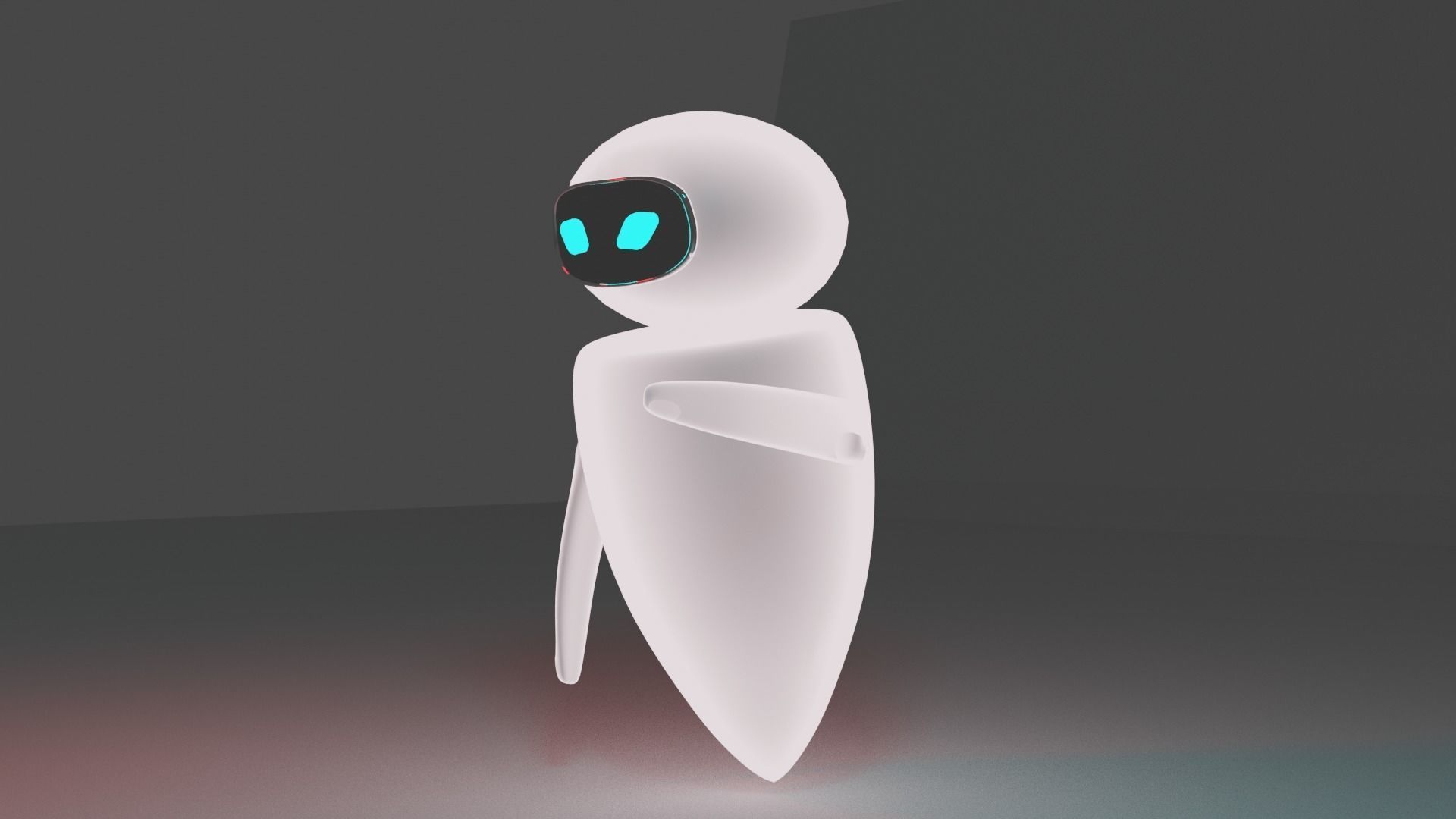 E V E robot 3D model_1