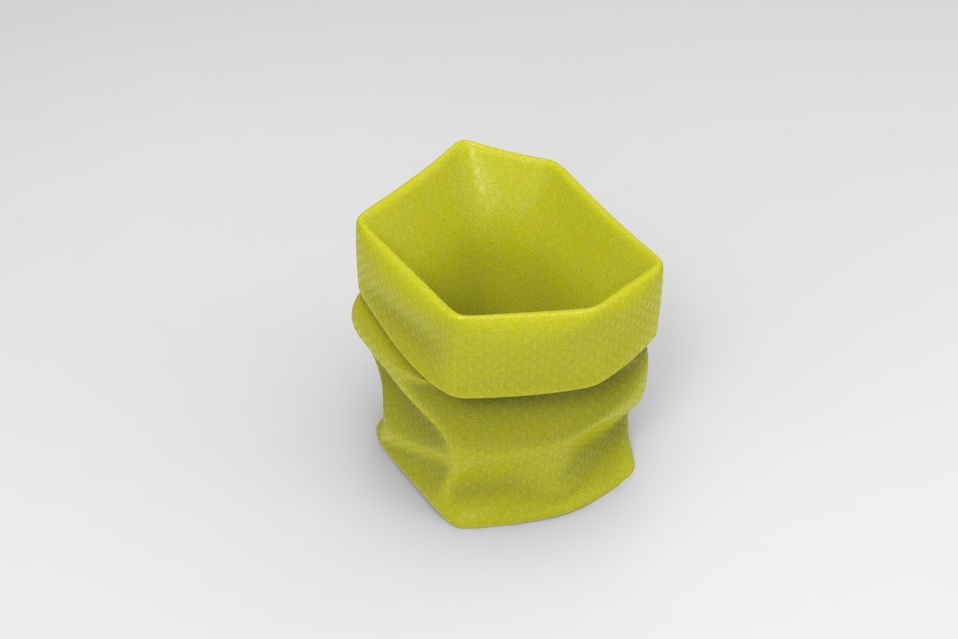 Roll-Up Box Low-poly 3D model_3