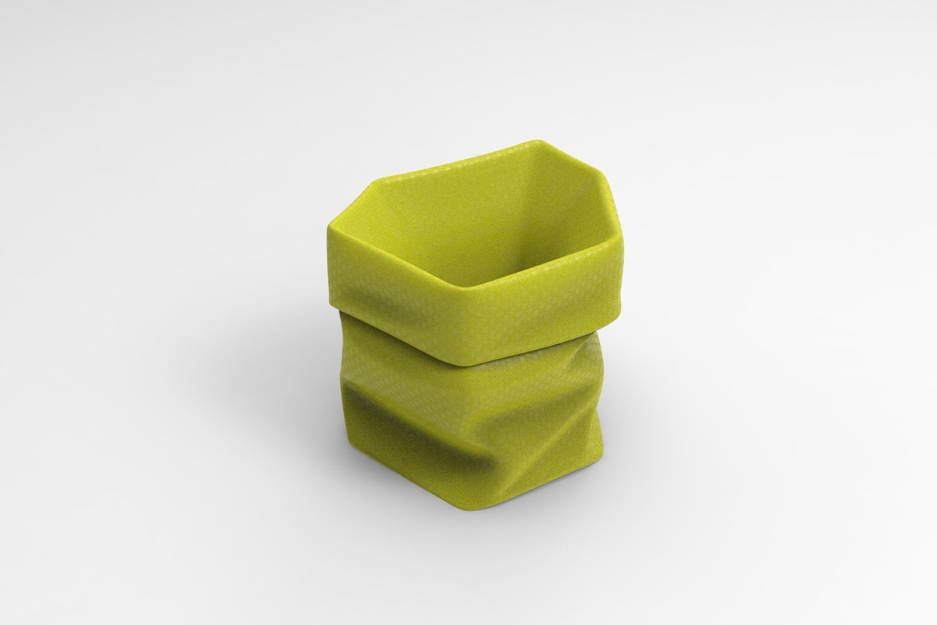 Roll-Up Box Low-poly 3D model_2