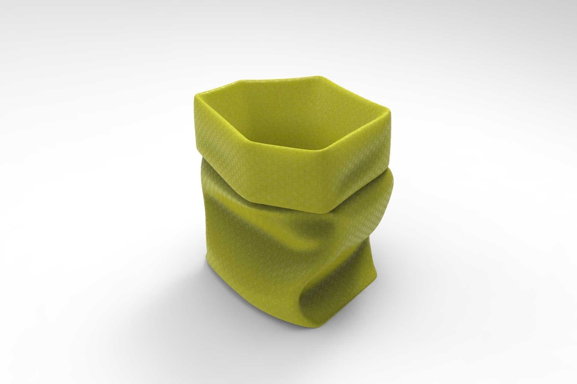 Roll-Up Box Low-poly 3D model_1