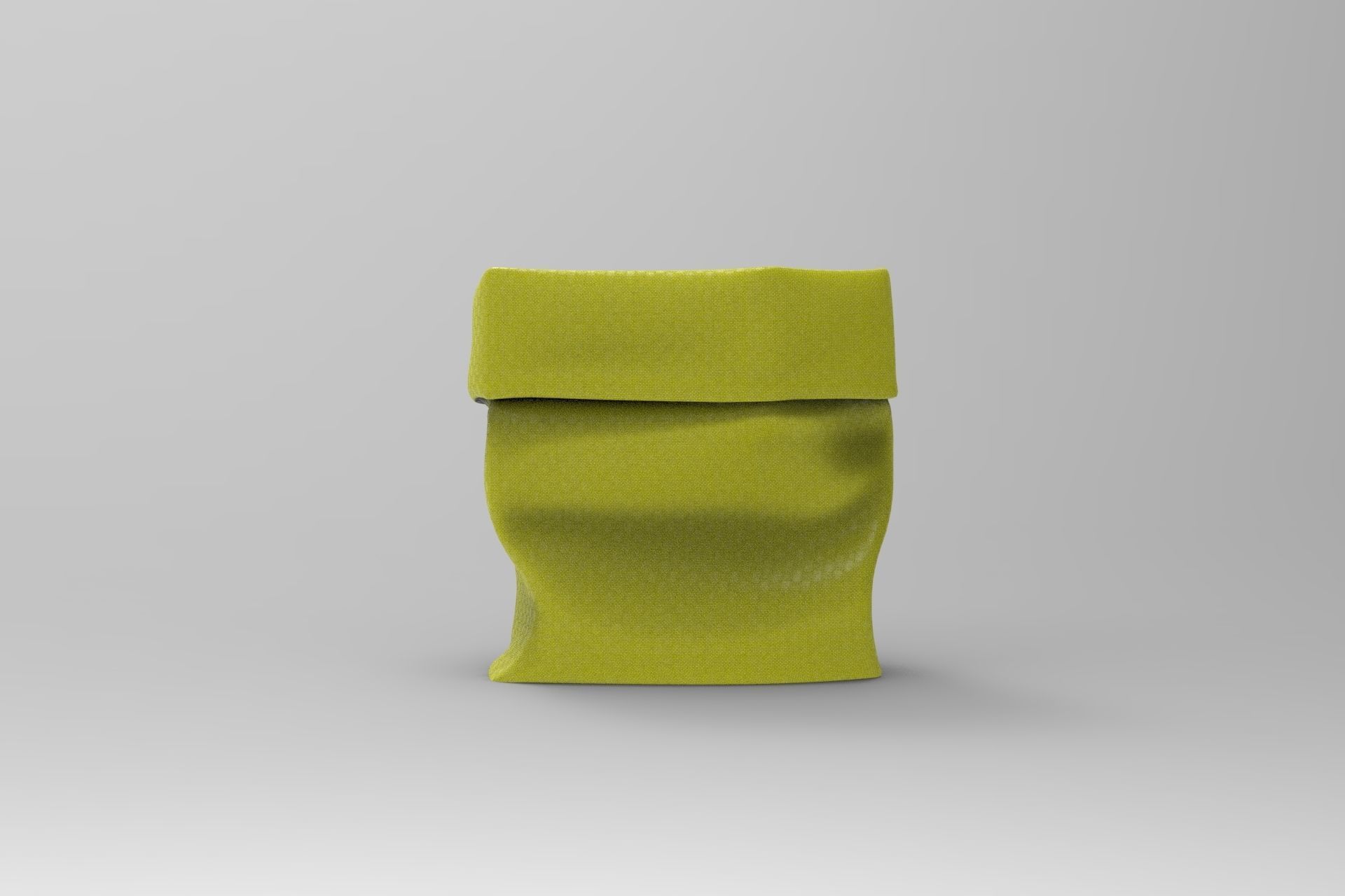 Roll-Up Box Low-poly 3D model_4