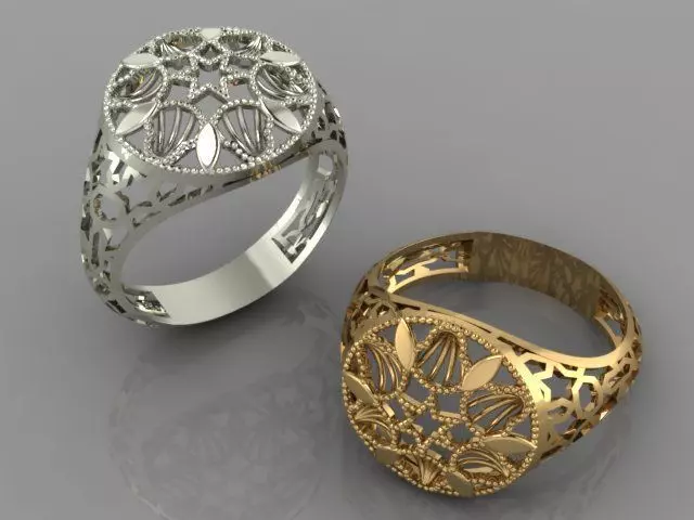 reticulate ring 5 3D print model_0