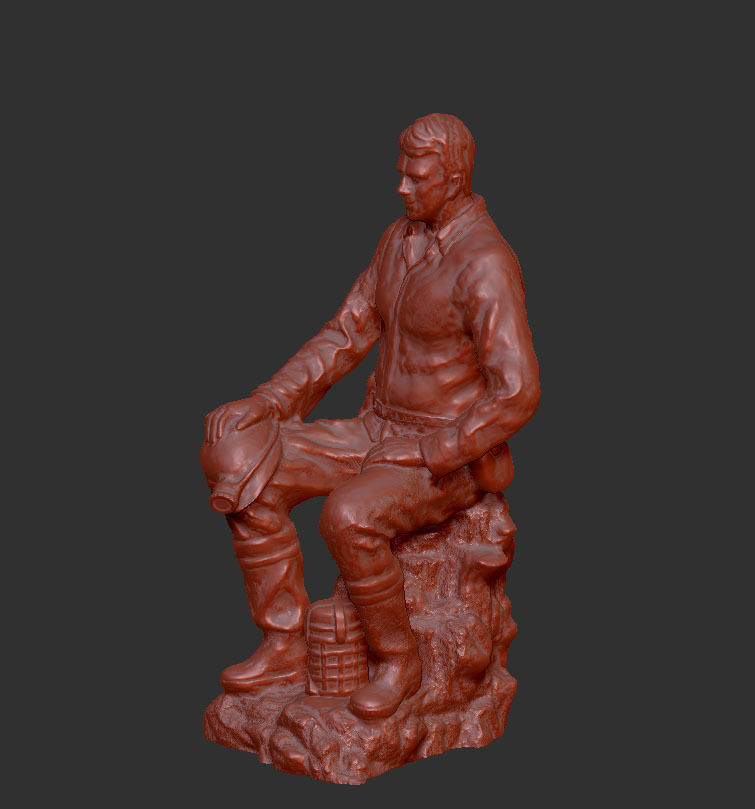 miner whith shss 3D print model_1